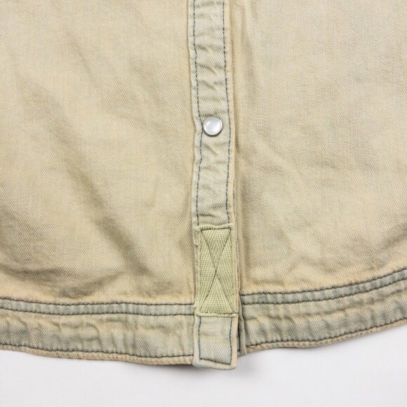 We The Free Tan Button Down Shirt - Picture 9 of 14